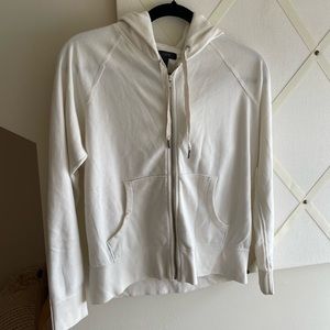 White J Crew hoodie